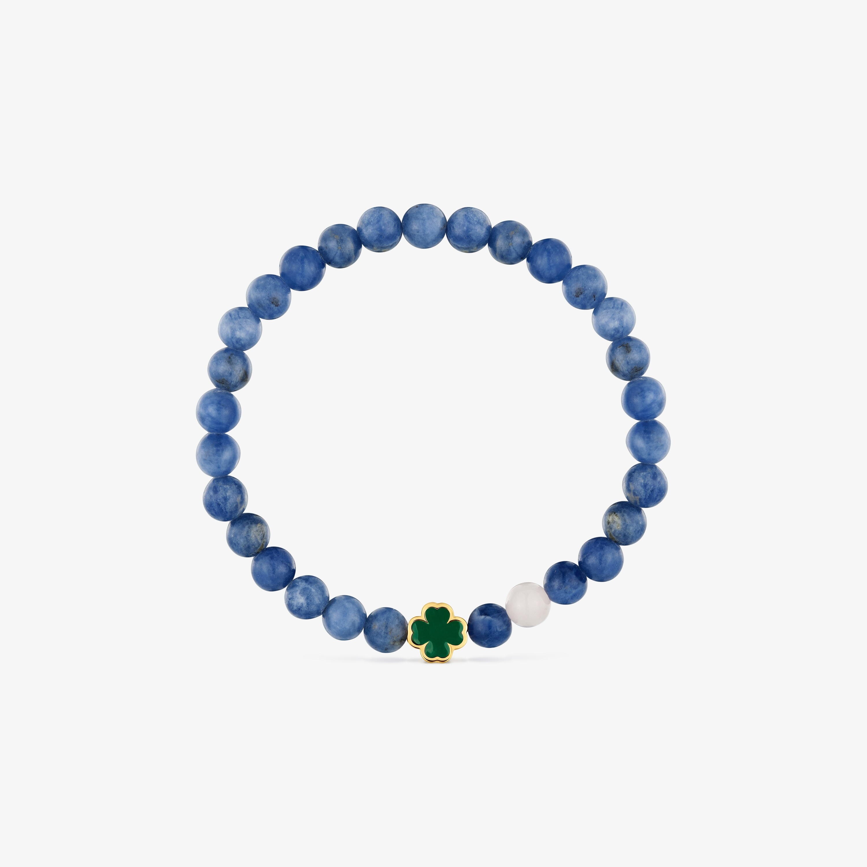Elastic clover bracelet with gemstones TOUS Eureka