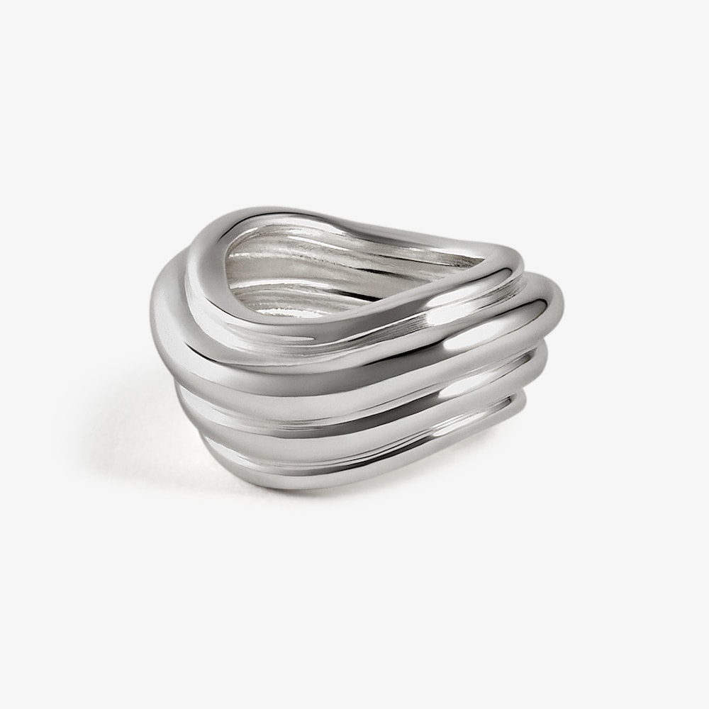 Anillo en ba&ntilde;o de plata TOUS Lia