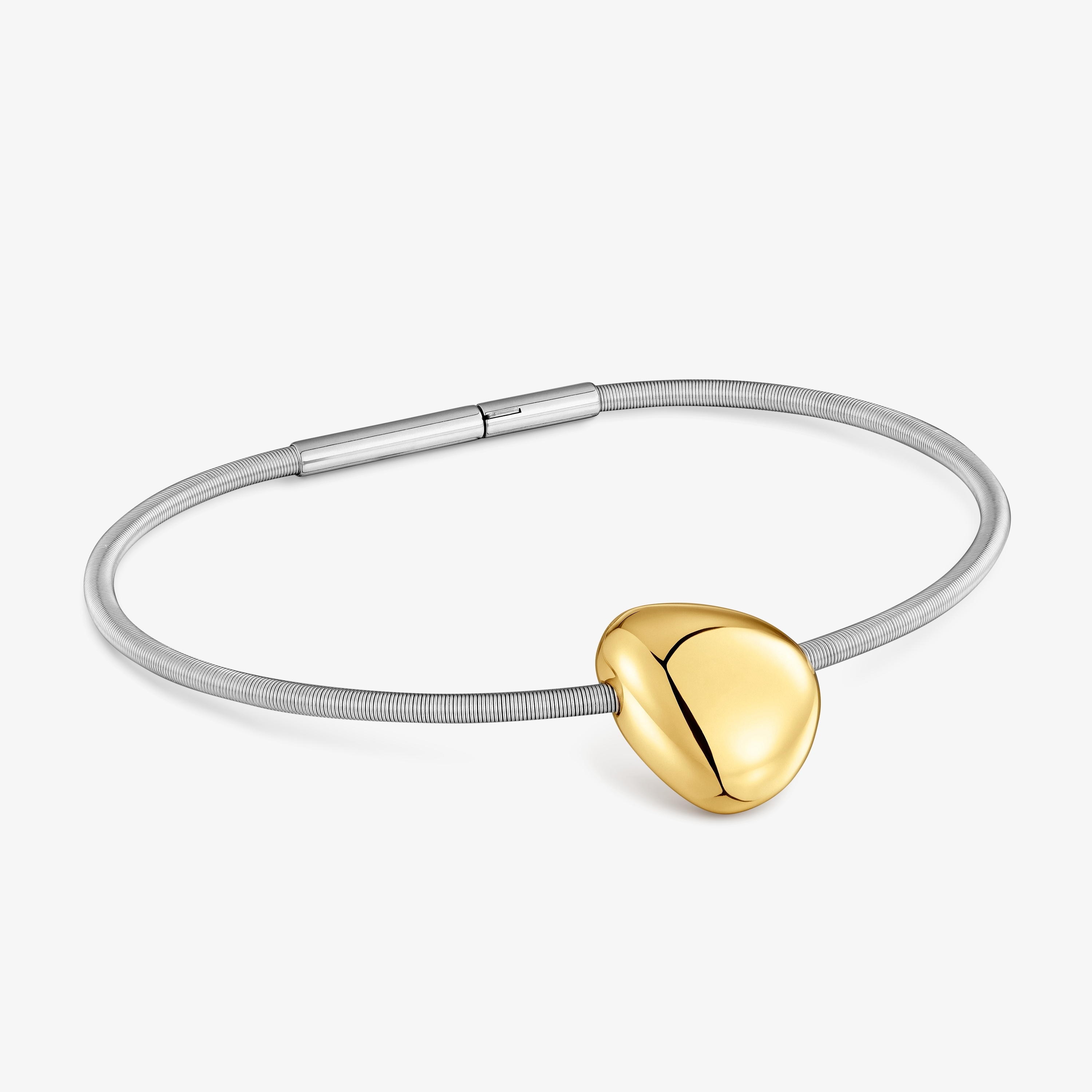 Steel and 9kt gold Bracelet TOUS Cool Stones