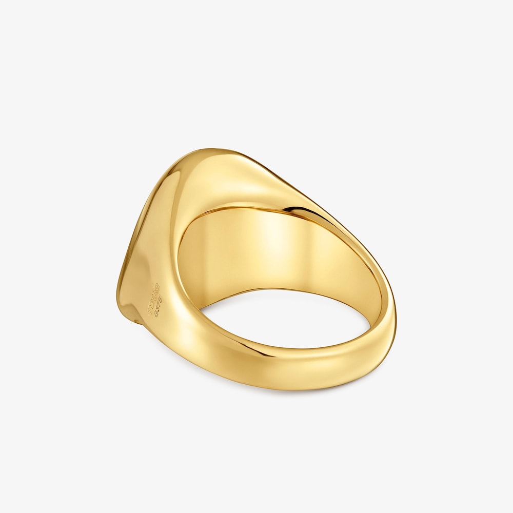 Anillo sello oro 9 kt TOUS Cool Stones