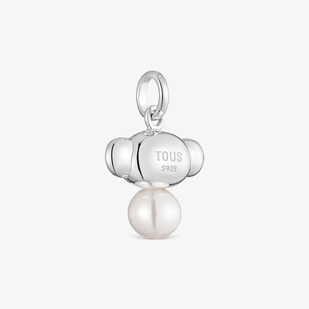 Pendentif argent et perle de culture Head to TOUS 