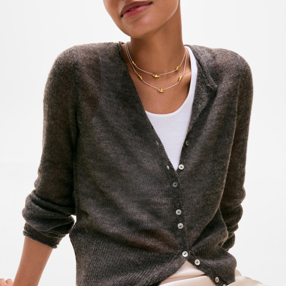 Two-tone silver Necklace Head to TOUS 