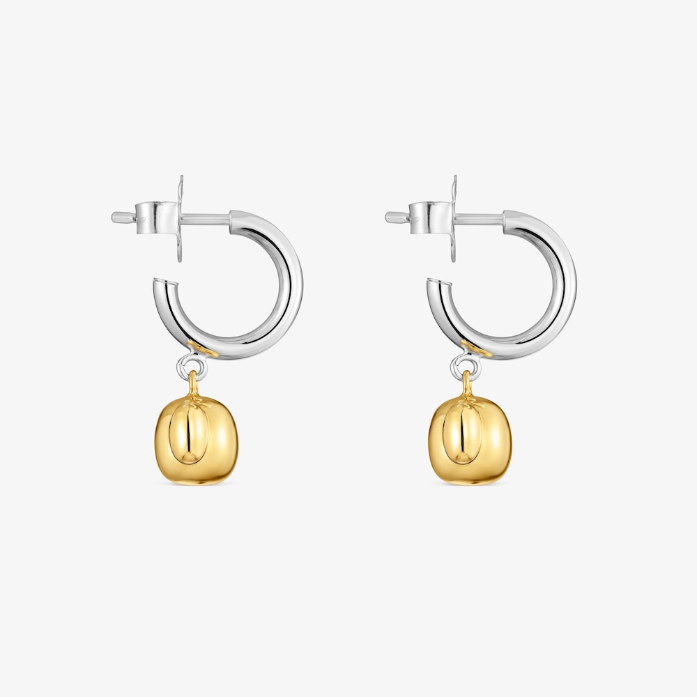 Pendientes de aro bicolor Head to TOUS 