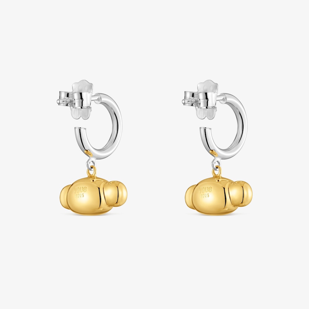 Pendientes de aro bicolor Head to TOUS 