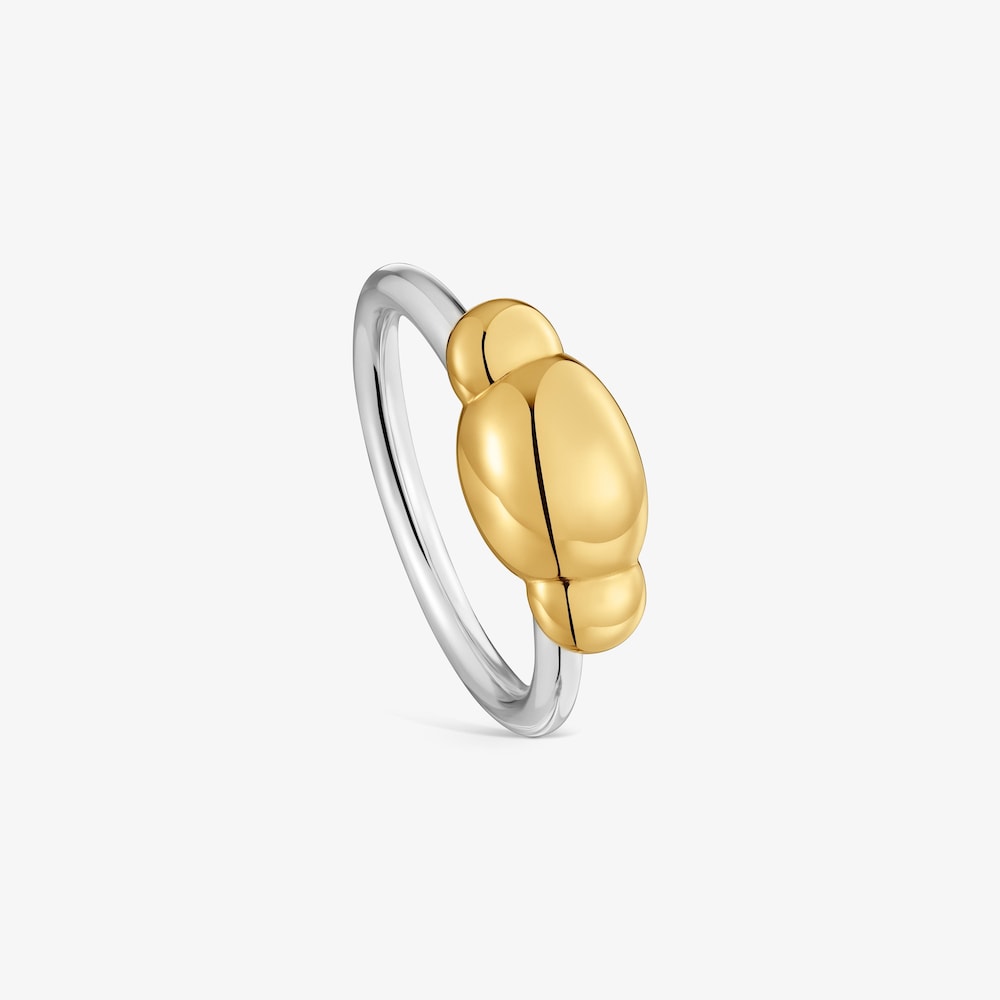 Anillo bicolor Head to TOUS 