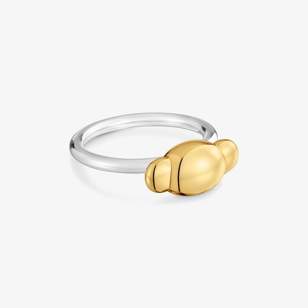 Anillo bicolor Head to TOUS 
