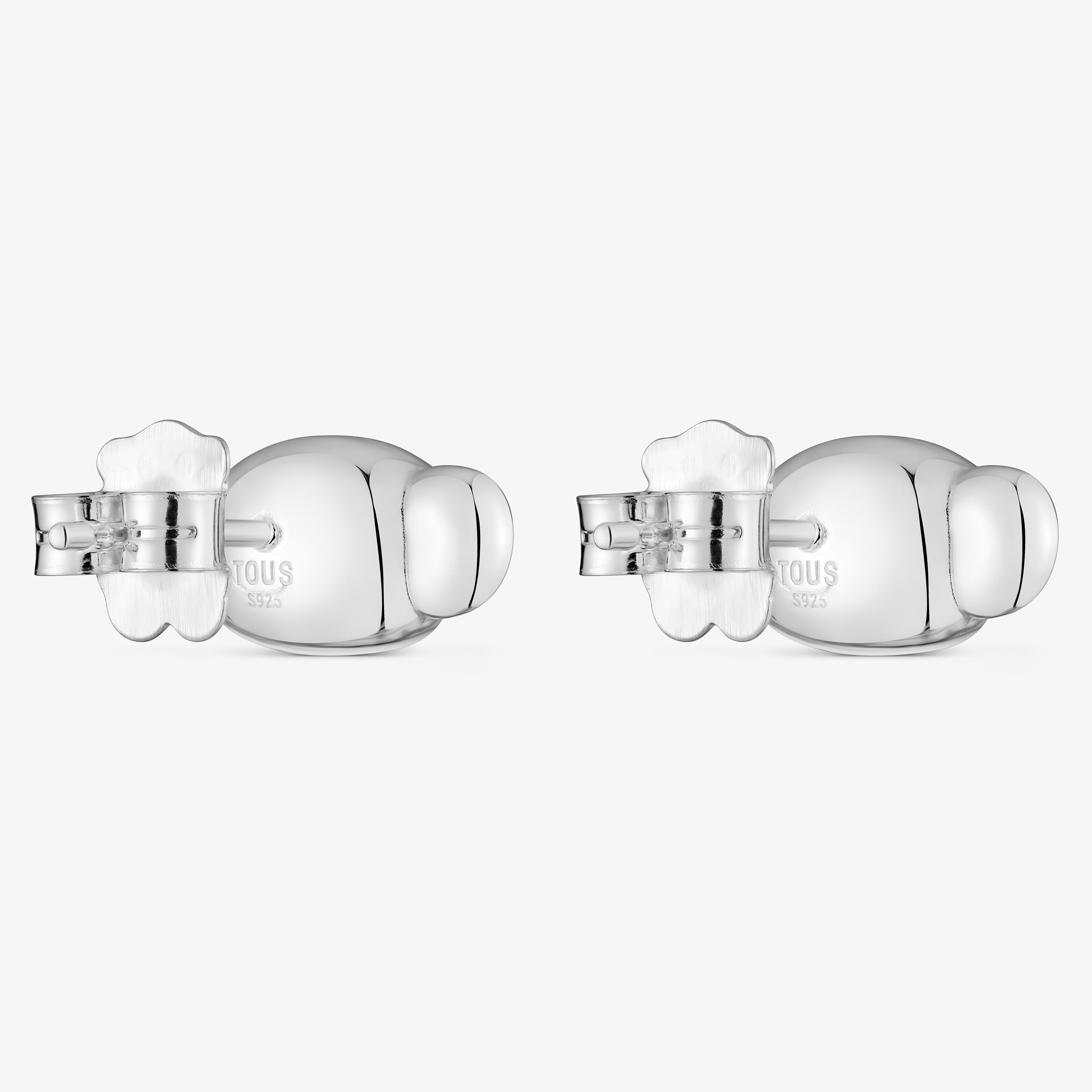 Silver Earrings Head to TOUS 