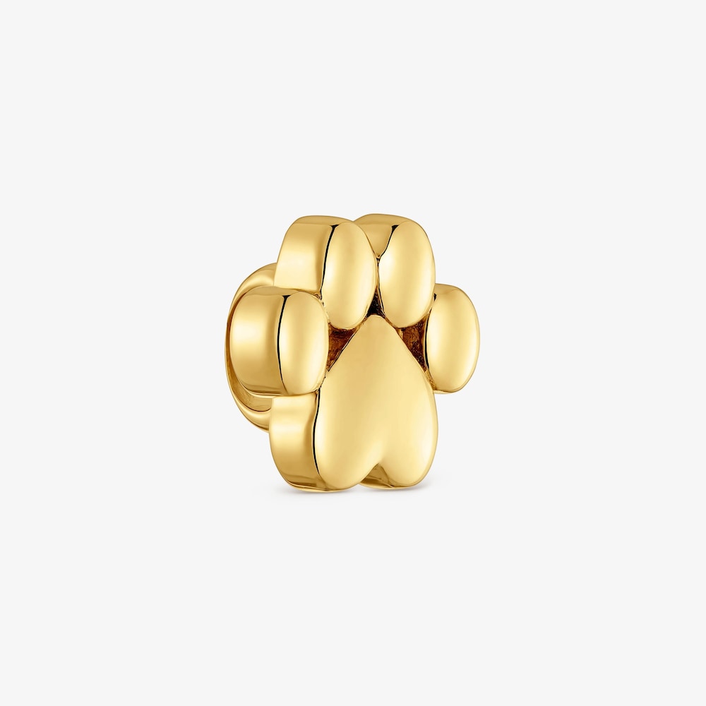 Charm zampa in argento placcato oro TOUS Universe 