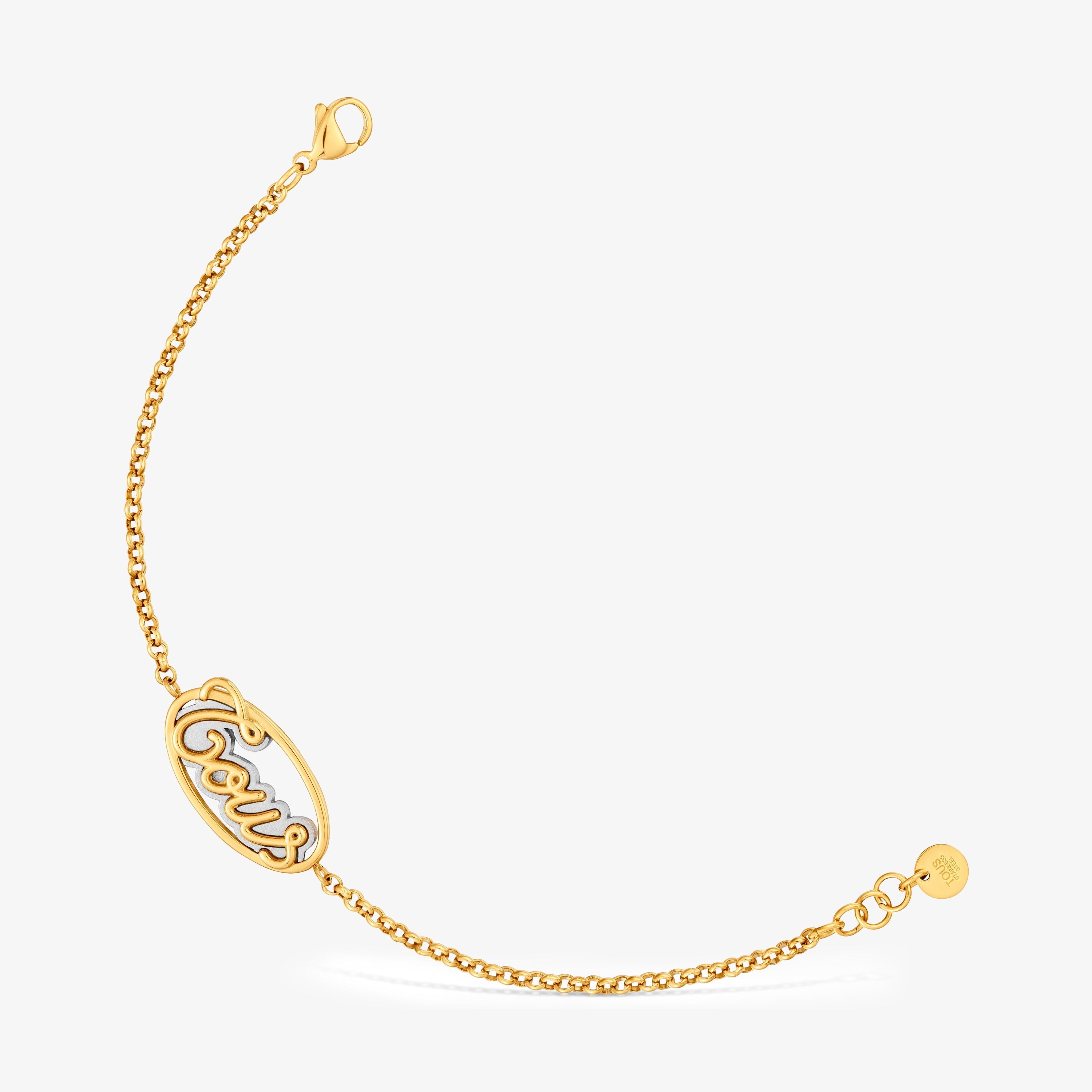 Gold-colored steel Bracelet TOUS Charming