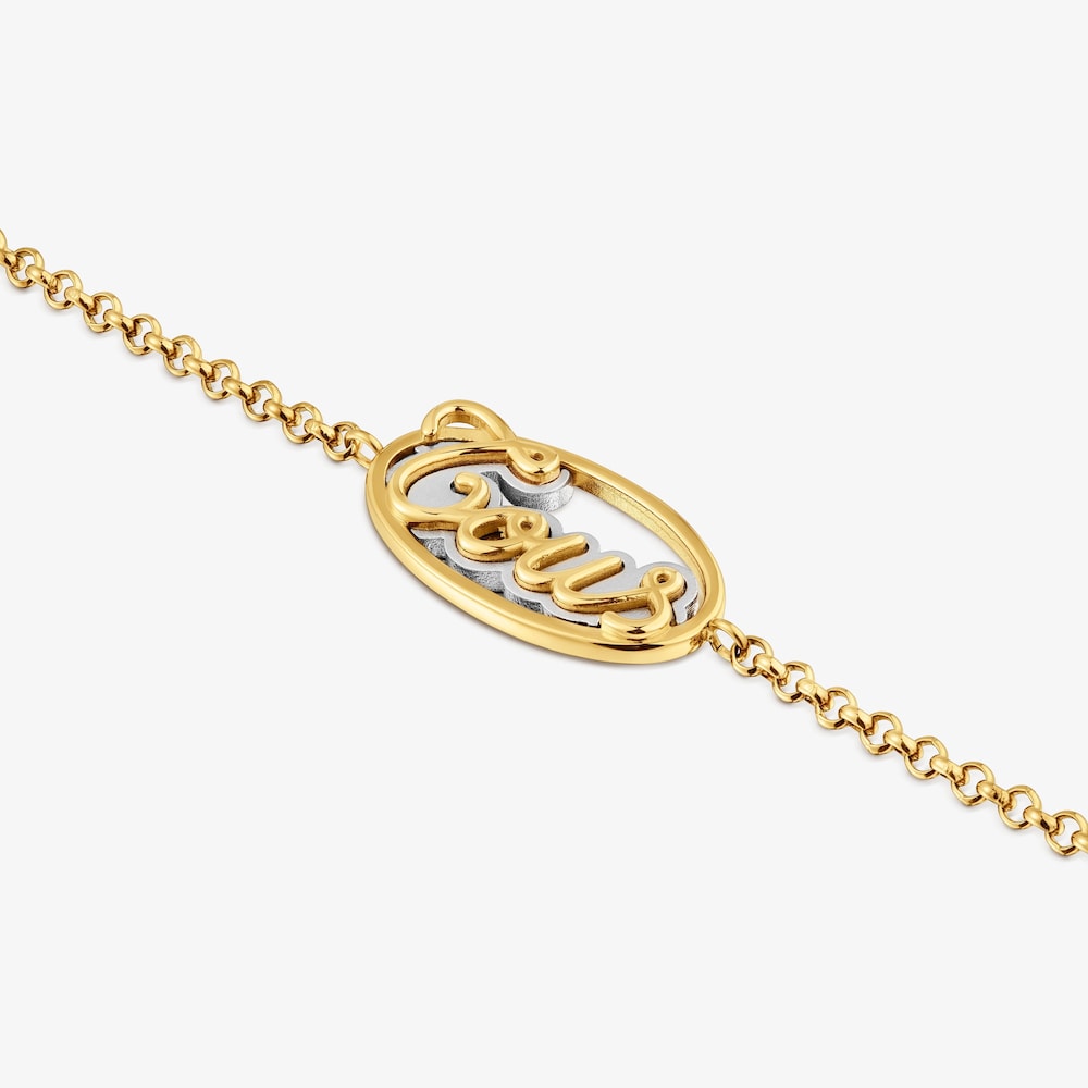 Pulsera de acero dorado TOUS Charming