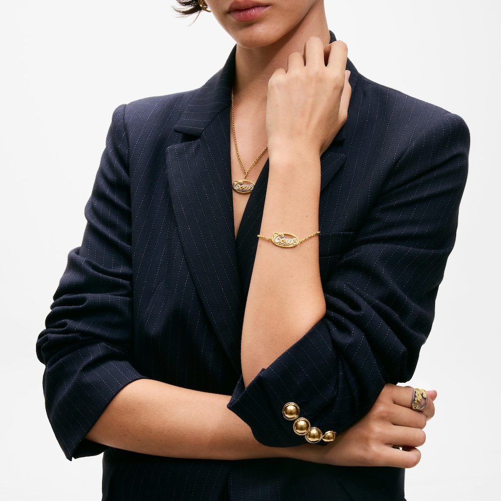 Gold-colored steel Bracelet TOUS Charming