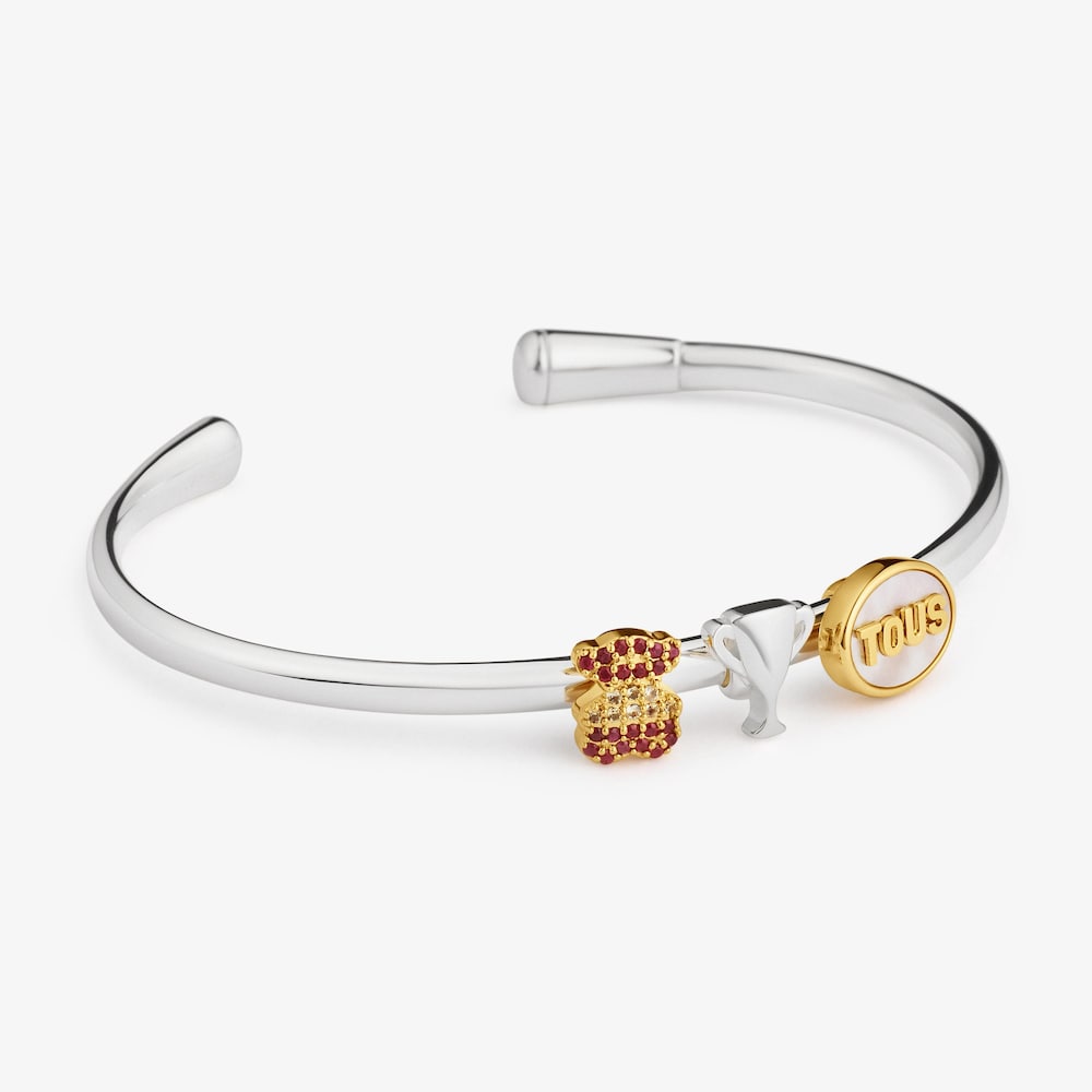 Charm cocktail placcato argento TOUS Universe 