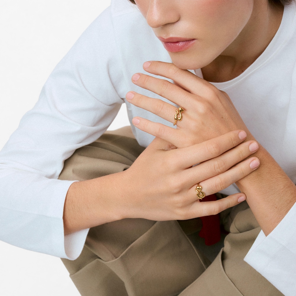 Anillo oso S de oro 9 kt TOUS Strain