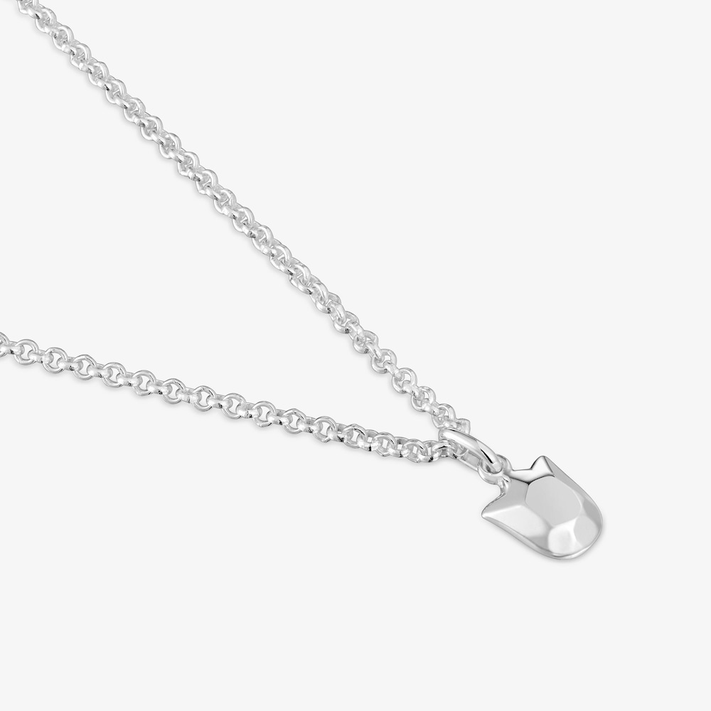 Collier tulipe en argent Icon Metal
