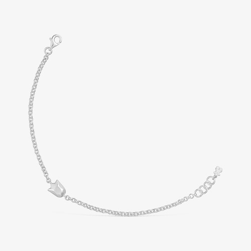 Armband aus Silber mit Tulpenmotiv Icon Metal