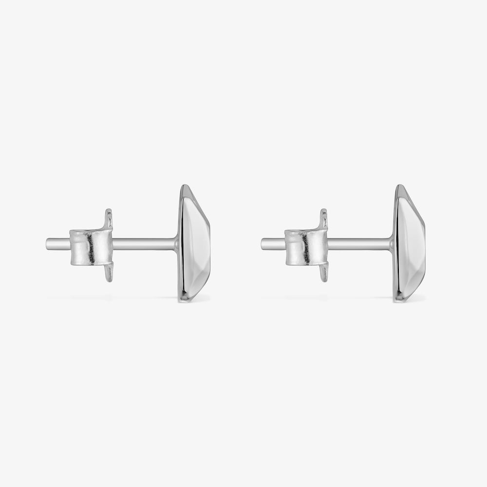 Boucles d&rsquo;oreilles tulipe en argent Icon Metal