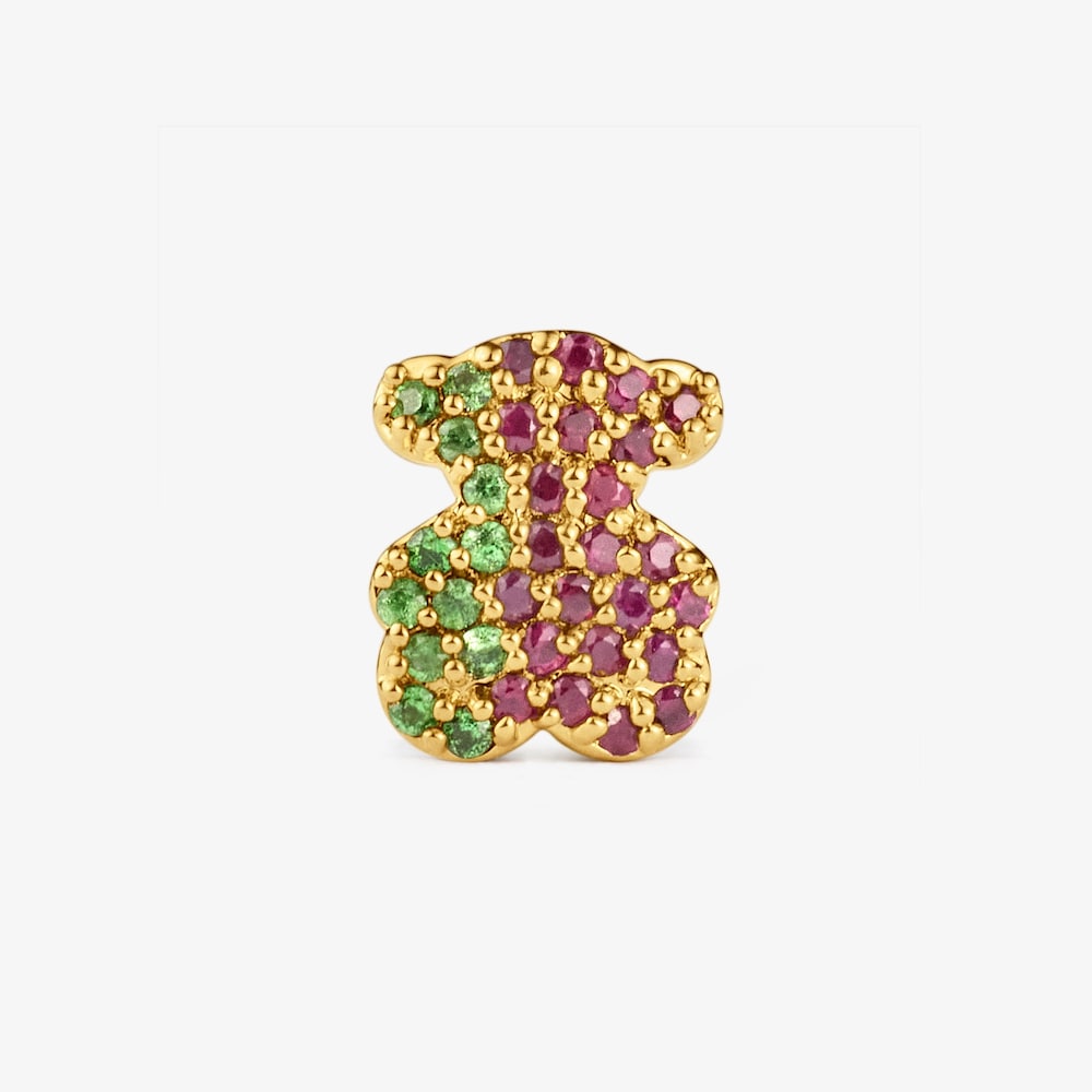 Charm os en bany d&rsquo;or i pedres precioses TOUS Universe PT