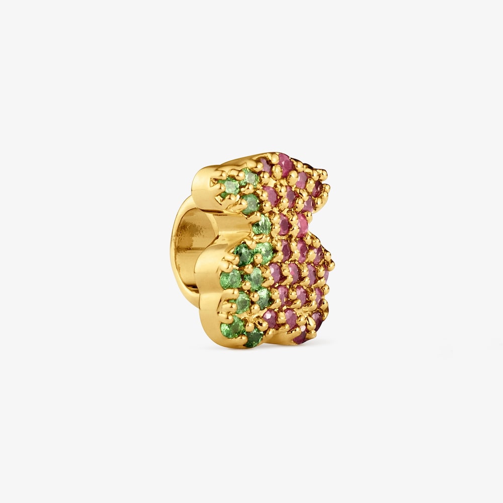 Charm os en bany d&rsquo;or i pedres precioses TOUS Universe PT