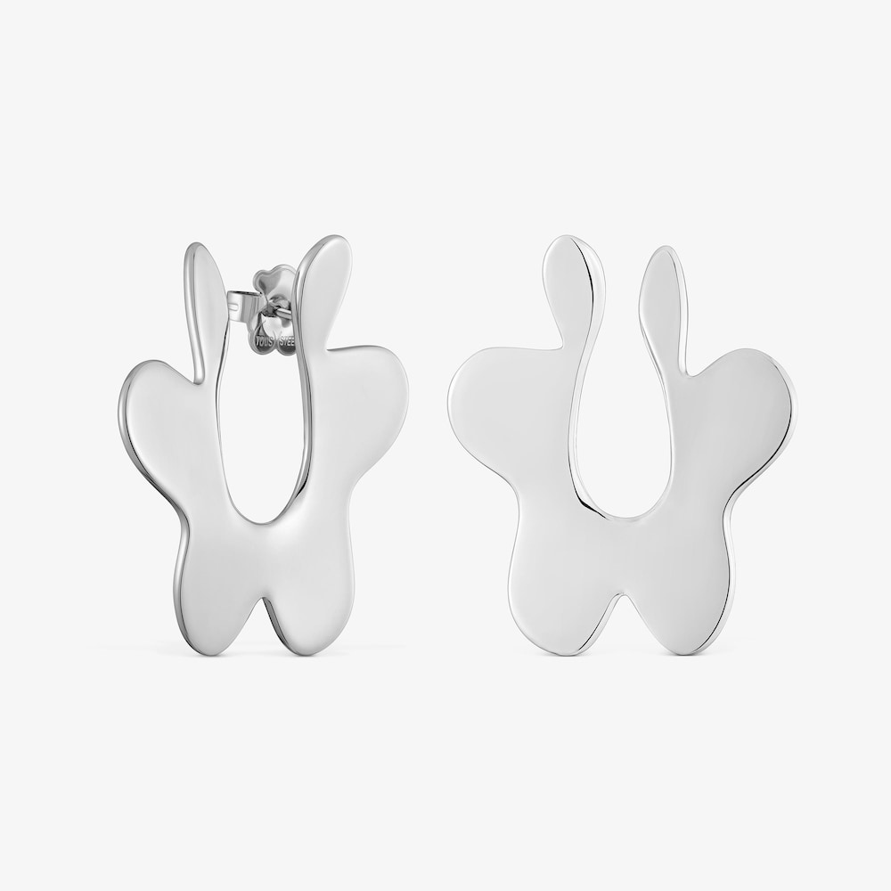 Steel flower Earrings TOUS Strain