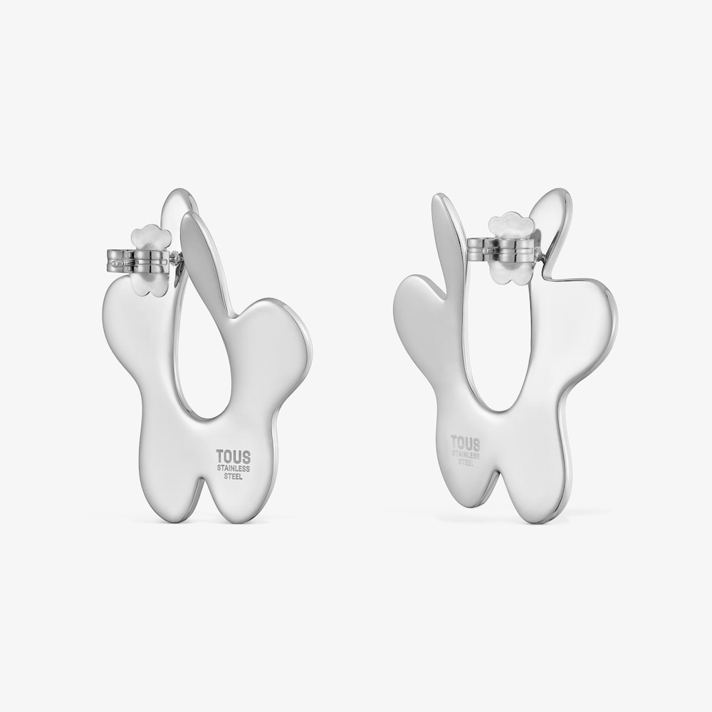 Steel flower Earrings TOUS Strain