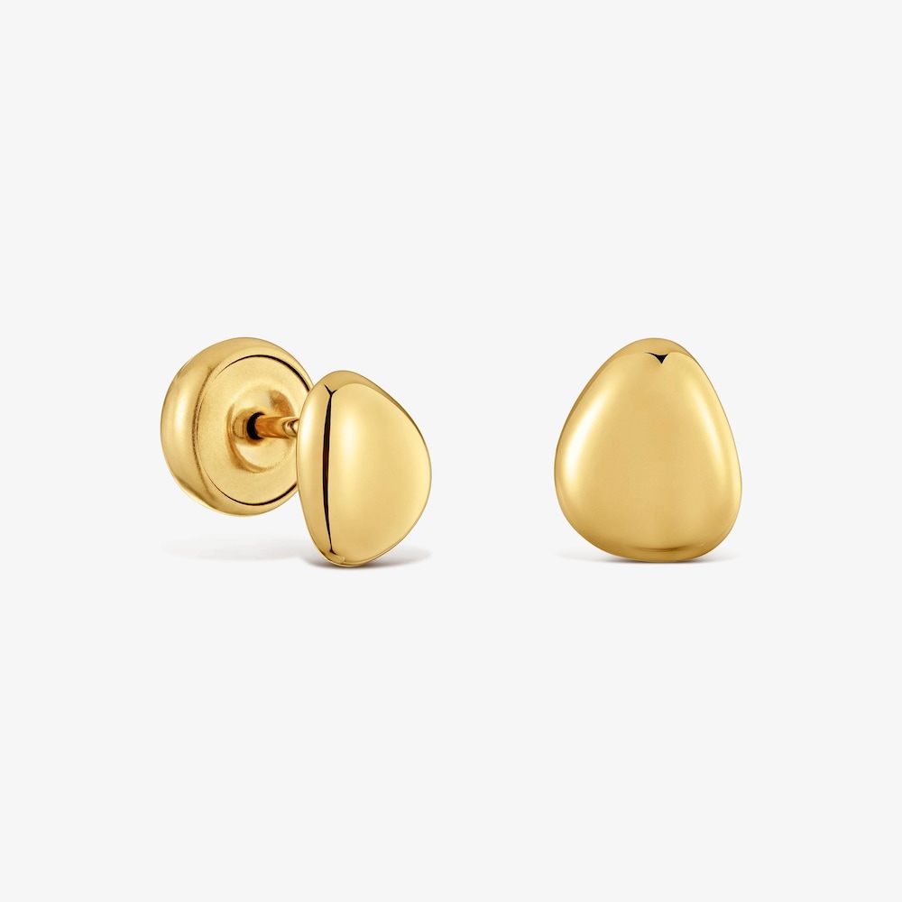 Pendientes S de oro 9 kt TOUS Cool Stones