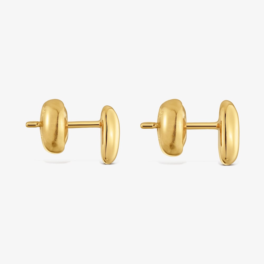 Pendientes S de oro 9 kt TOUS Cool Stones