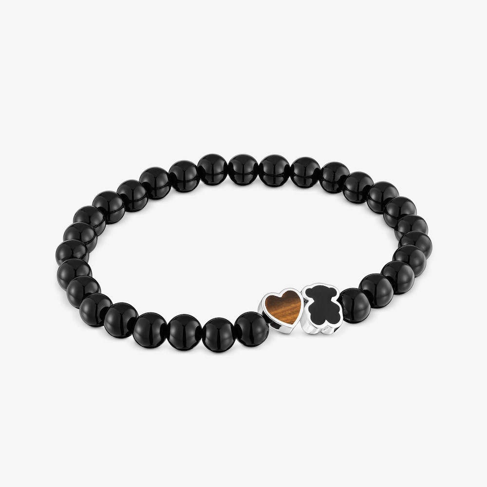 Pulsera el&aacute;stica oso con &oacute;nix TOUS Eureka