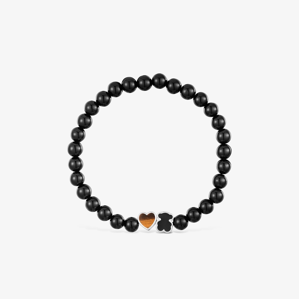 Pulsera el&aacute;stica oso con &oacute;nix TOUS Eureka