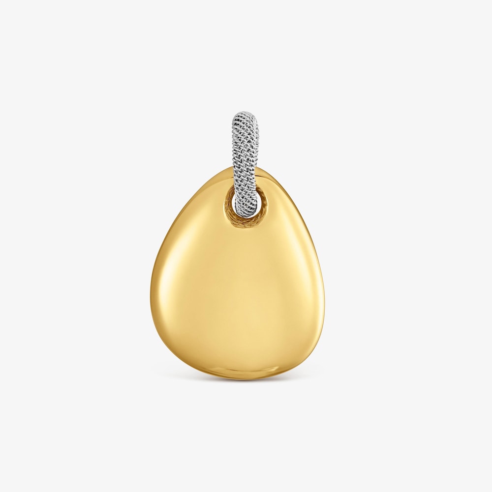 Colgante de acero y oro 9 kt TOUS Cool Stones