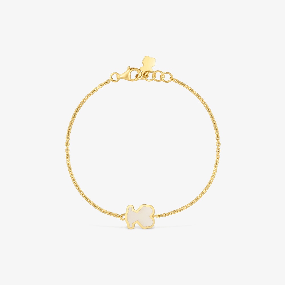 Bracelet argent plaqu&eacute; or 18&nbsp;ct et m&eacute;thacrylate clair TOUS Galaxy