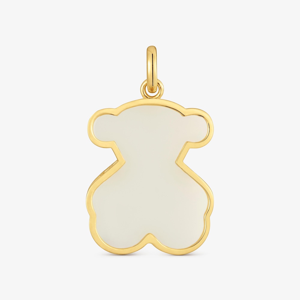 Pendentif argent plaqu&eacute; or 18&nbsp;ct et m&eacute;thacrylate clair TOUS Galaxy