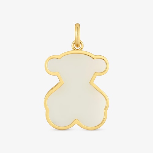 Pendentif argent plaqu&eacute; or 18&nbsp;ct et m&eacute;thacrylate clair TOUS Galaxy