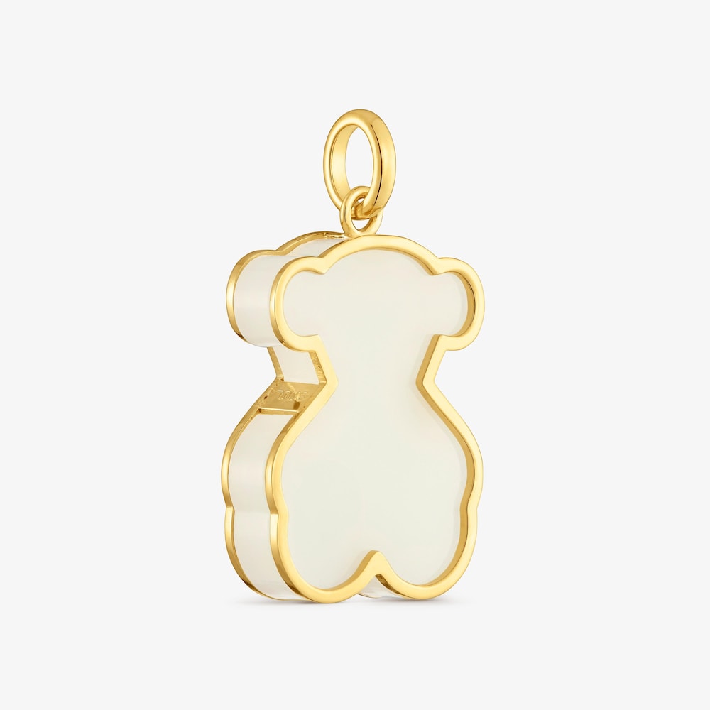 Pendentif argent plaqu&eacute; or 18&nbsp;ct et m&eacute;thacrylate clair TOUS Galaxy