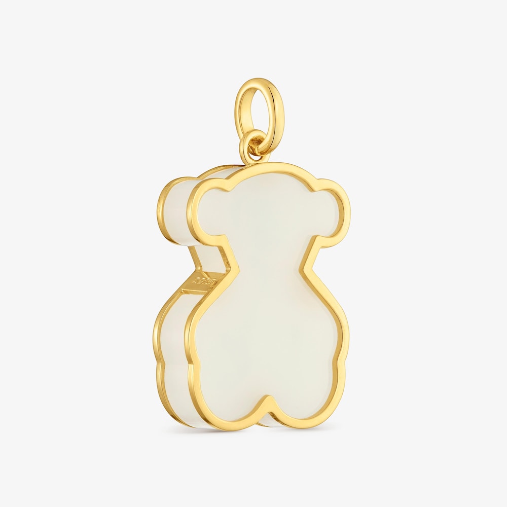 Pendentif argent plaqu&eacute; or 18&nbsp;ct et m&eacute;thacrylate clair TOUS Galaxy