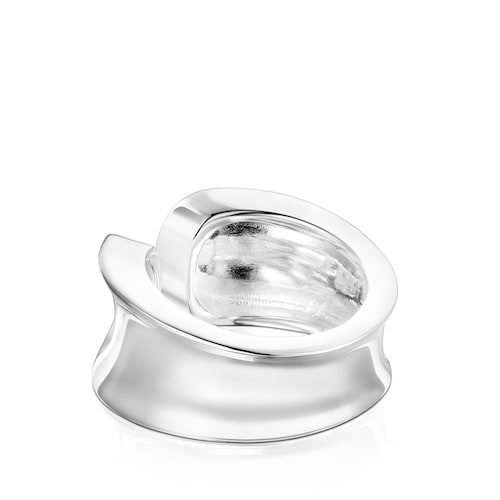 Smooth Silver TOUS Basics Open ring