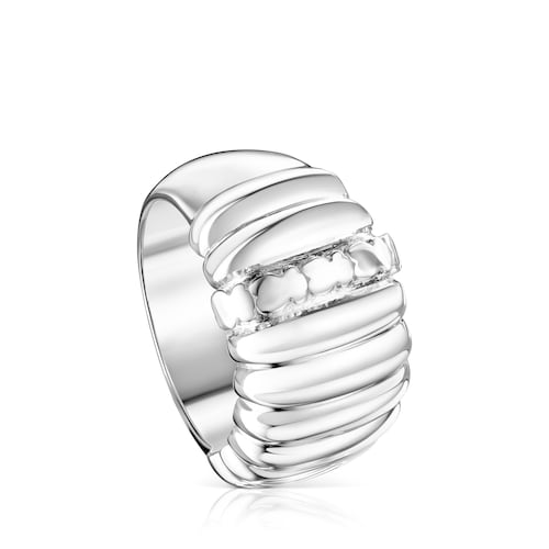 Anillo gallones de plata TOUS Basics