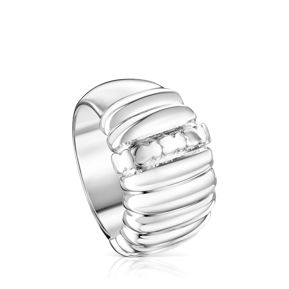 Anillo gallones de plata TOUS Basics image number 0