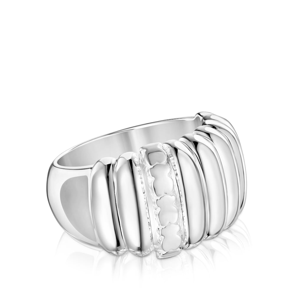 Anillo gallones de plata TOUS Basics