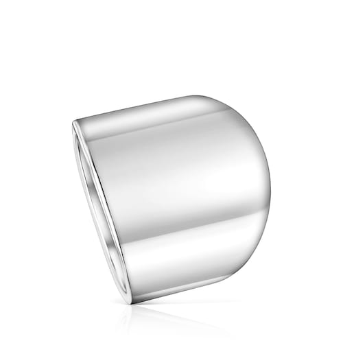 Bague TOUS Basics lisse en Argent image number 0