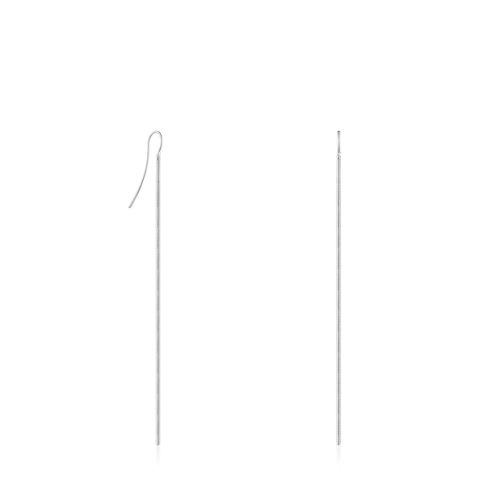 Silver Hebi Earrings