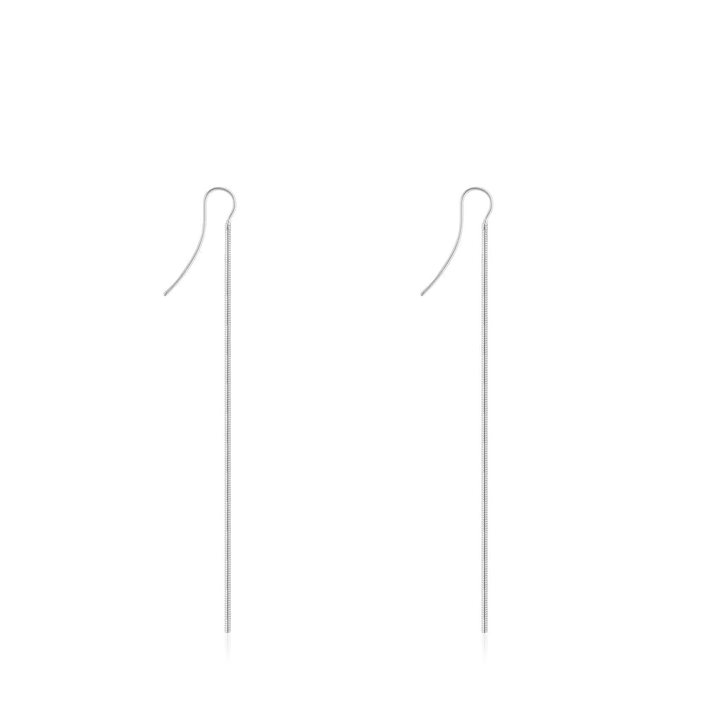 Silver Hebi Earrings