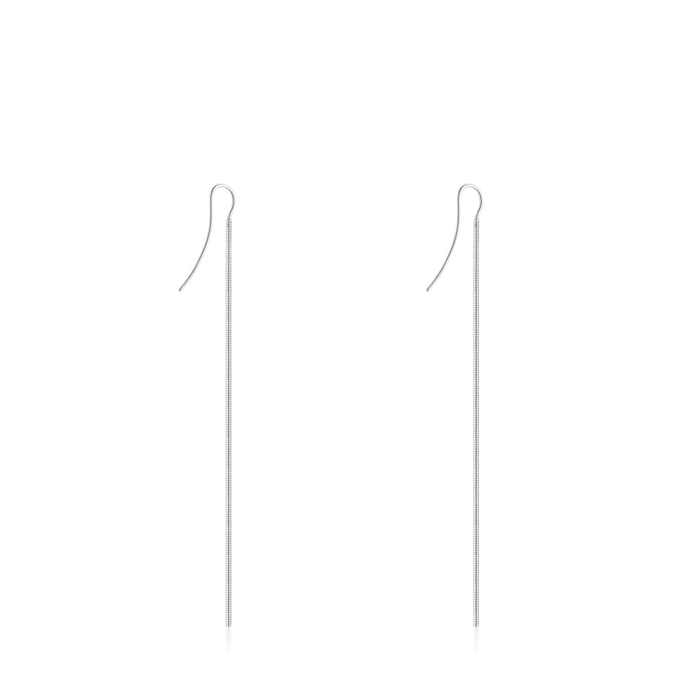 Silver Hebi Earrings