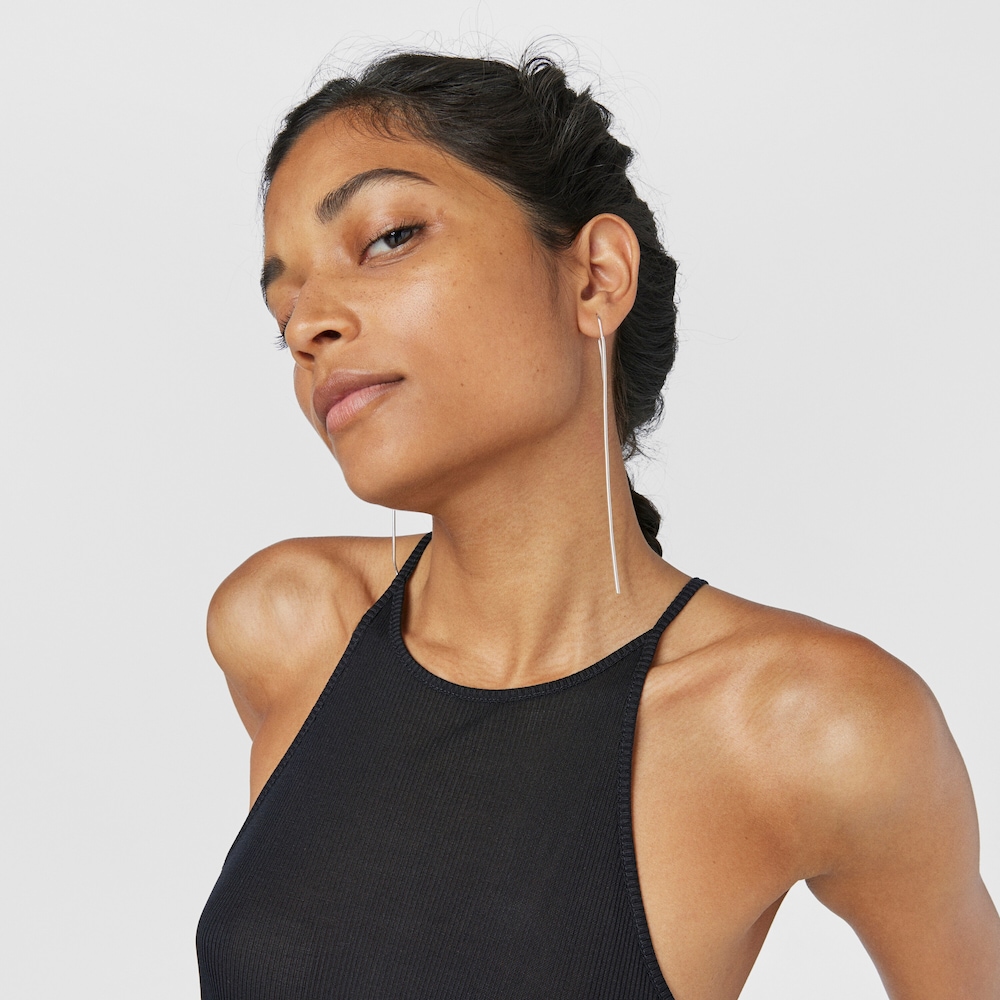 Silver Hebi Earrings