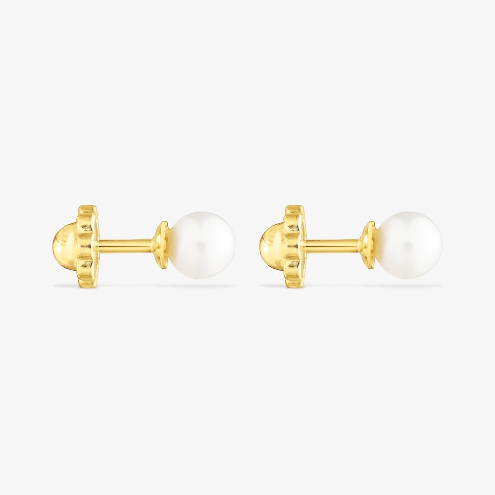 Pendientes de oro y perla Baby TOUS