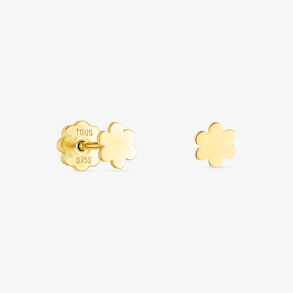 Pendientes flor de oro 18K TOUS Basics
