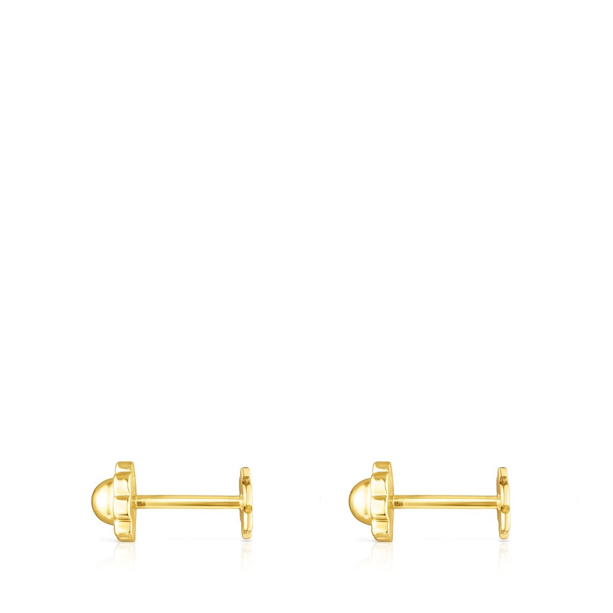 Gold TOUS Basics earrings flower motif