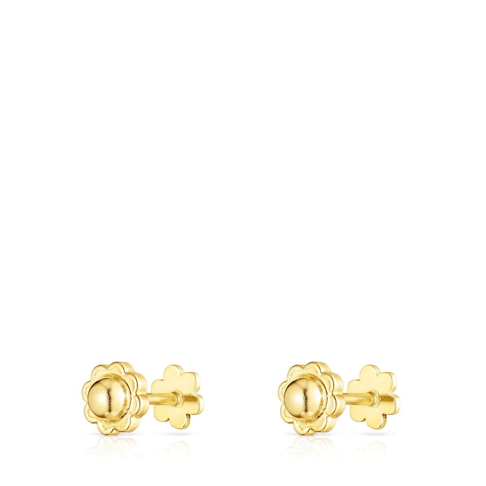 Pendientes flor de oro TOUS Basics