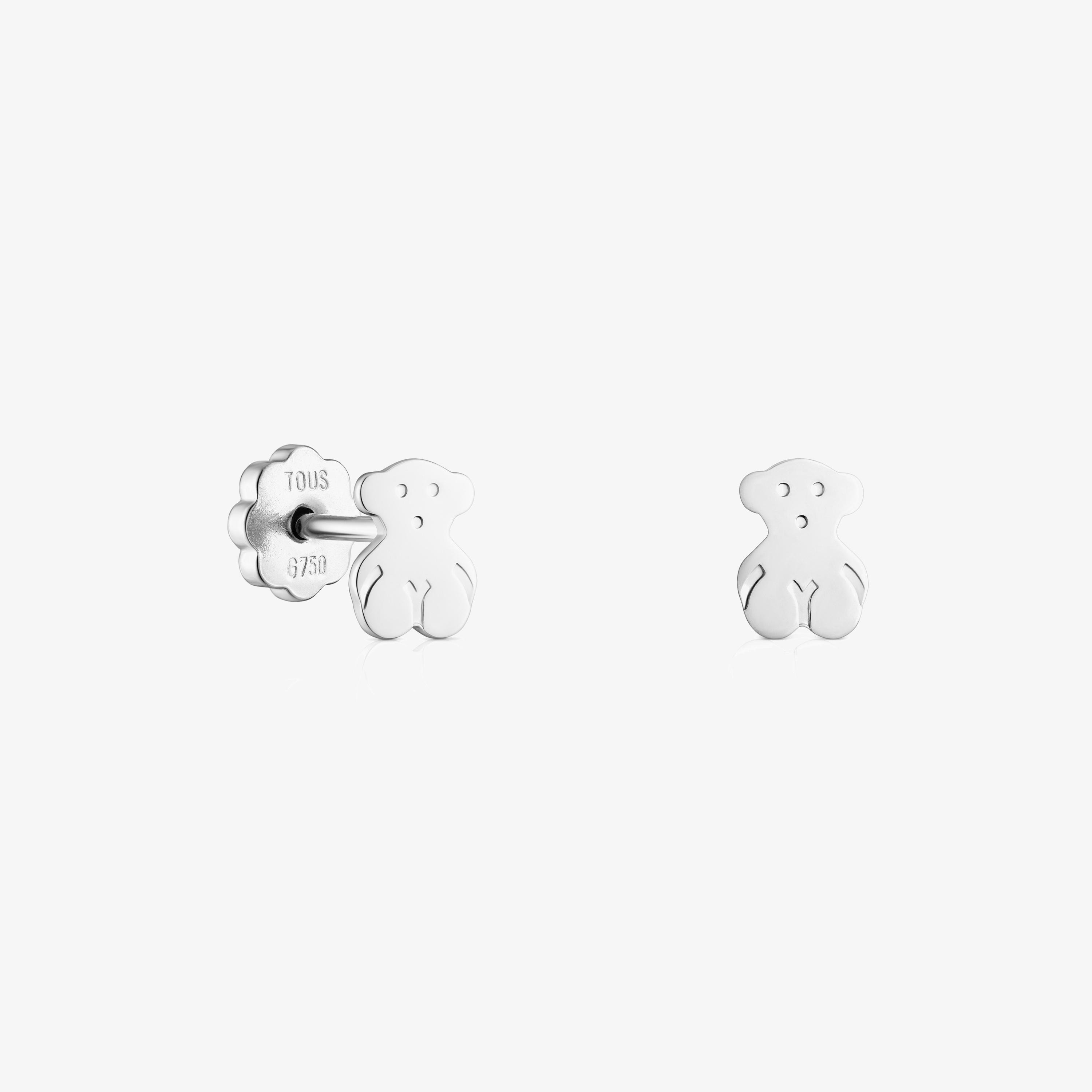 18K white gold Baby TOUS earrings