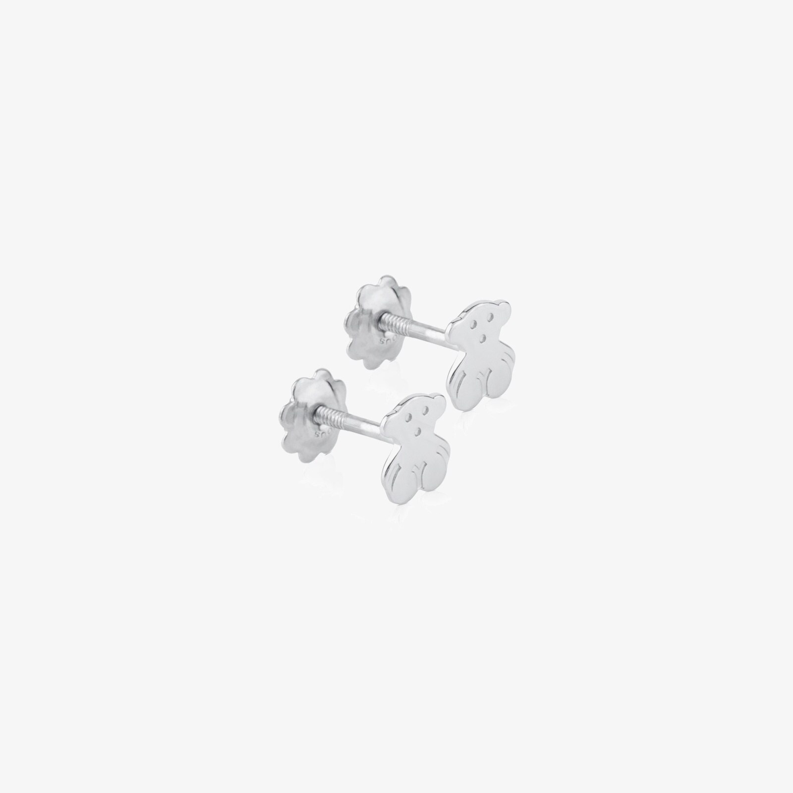 18K white gold Baby TOUS earrings