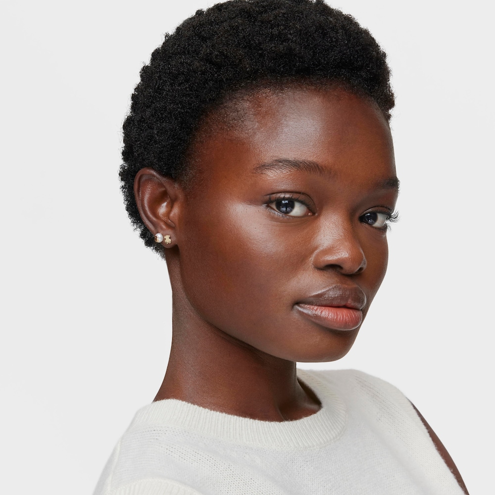 18K solid gold Baby TOUS Earrings. Screw back